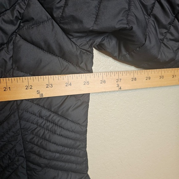 Columbia Omni Heat Powder Lite Mid Puffer Jacket Hooded Zip Front Black 2X - Picture 12 of 12